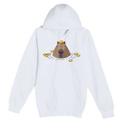 Capybaras Shirt Cute Capybara Premium Pullover Hoodie