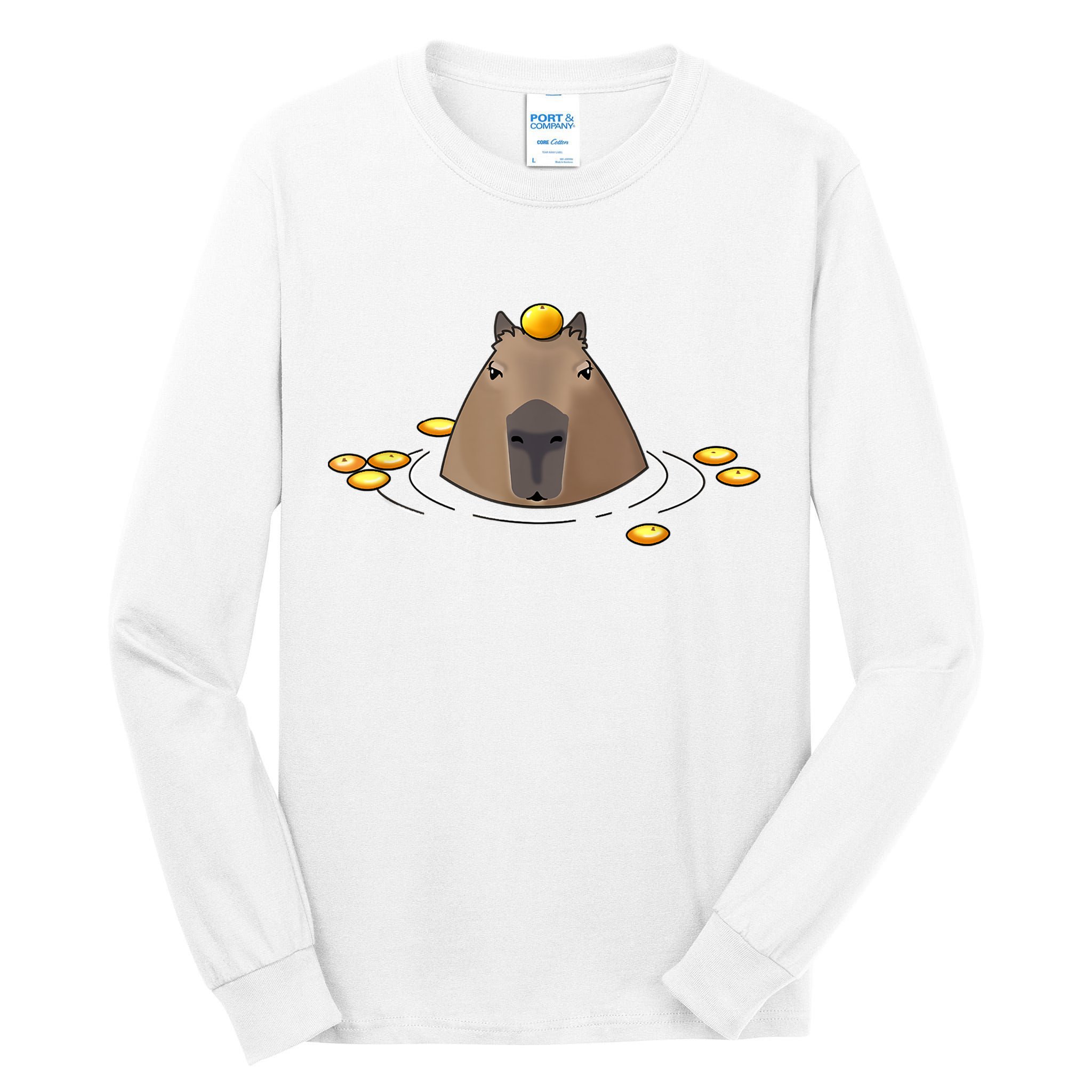 Capybaras Shirt Cute Capybara Tall Long Sleeve T-Shirt