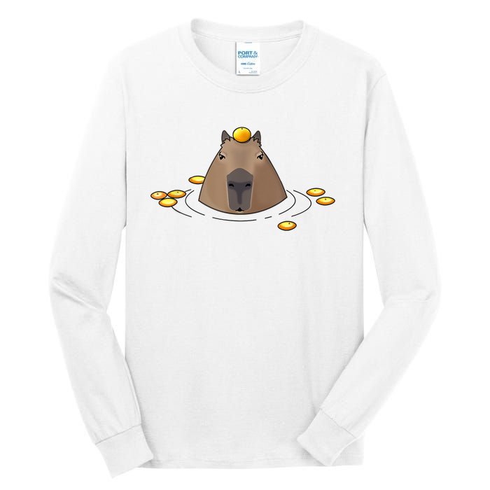 Capybaras Shirt Cute Capybara Tall Long Sleeve T-Shirt