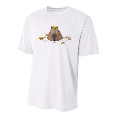 Capybaras Shirt Cute Capybara Youth Performance Sprint T-Shirt