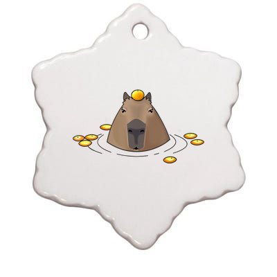 Capybaras Shirt Cute Capybara Ceramic Star Ornament