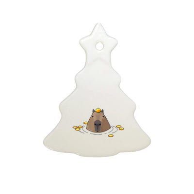 Capybaras Shirt Cute Capybara Ceramic Tree Ornament