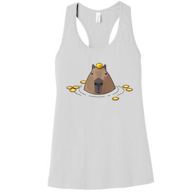 Capybaras Shirt Cute Capybara Women's Racerback Tank