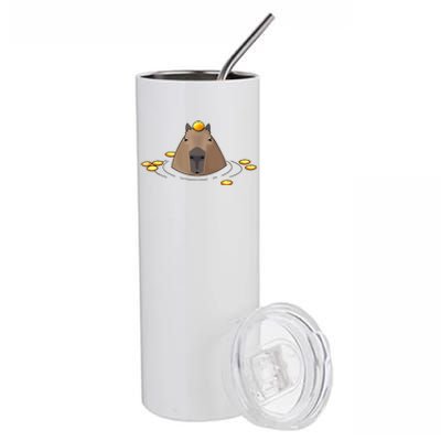 Capybaras Shirt Cute Capybara Stainless Steel Tumbler