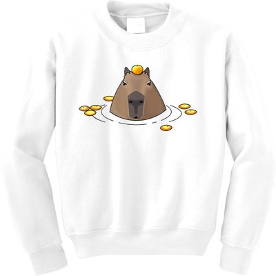 Capybaras Shirt Cute Capybara Kids Sweatshirt