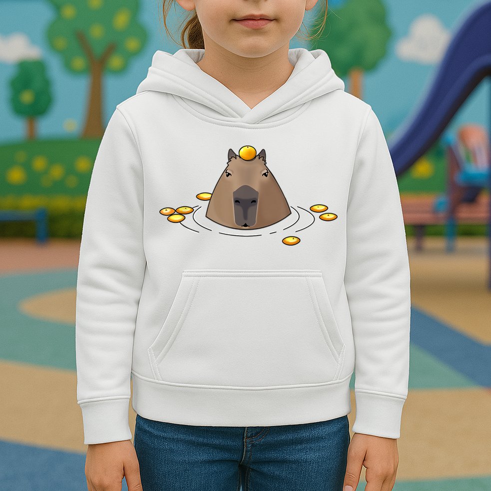 Capybaras Shirt Cute Capybara Kids Hoodie
