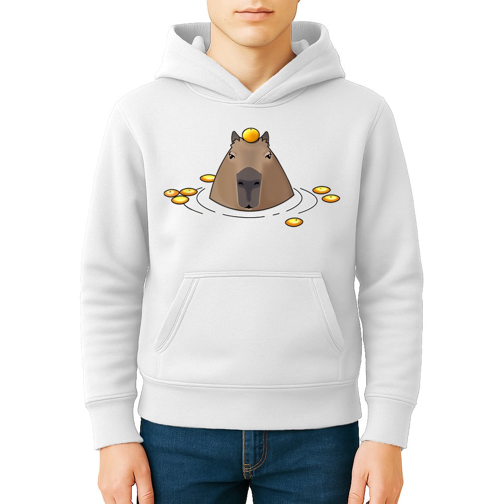 Capybaras Shirt Cute Capybara Kids Hoodie
