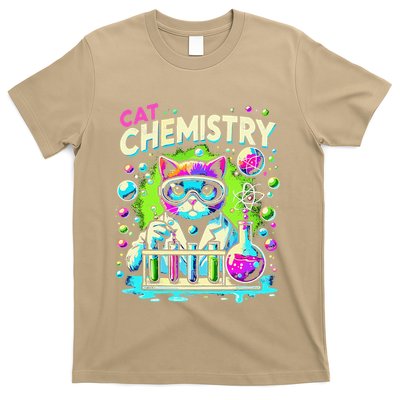 Cat Scientist Chemistry Science Student Feline Lovers T-Shirt