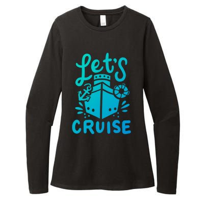 Cruise Ship Cruising Boating Sailing Yacht Captain Summer Gift Womens CVC Long Sleeve Shirt