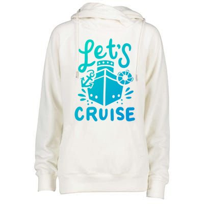 Cruise Ship Cruising Boating Sailing Yacht Captain Summer Gift Womens Funnel Neck Pullover Hood