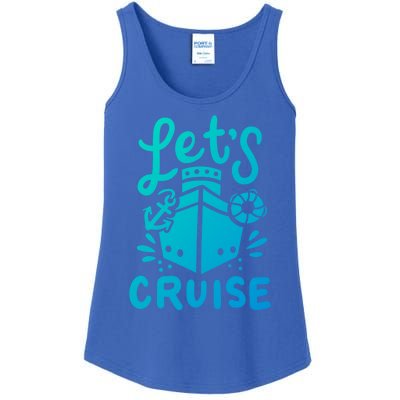 Cruise Ship Cruising Boating Sailing Yacht Captain Summer Gift Ladies Essential Tank