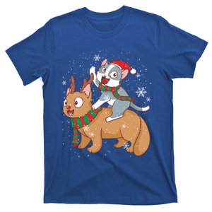 Cat Santa Claus Reindeer Funny Cats For Everybody Christmas Gift T-Shirt