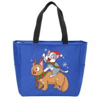 Cat Santa Claus Reindeer Funny Cats For Everybody Christmas Gift Zip Tote Bag