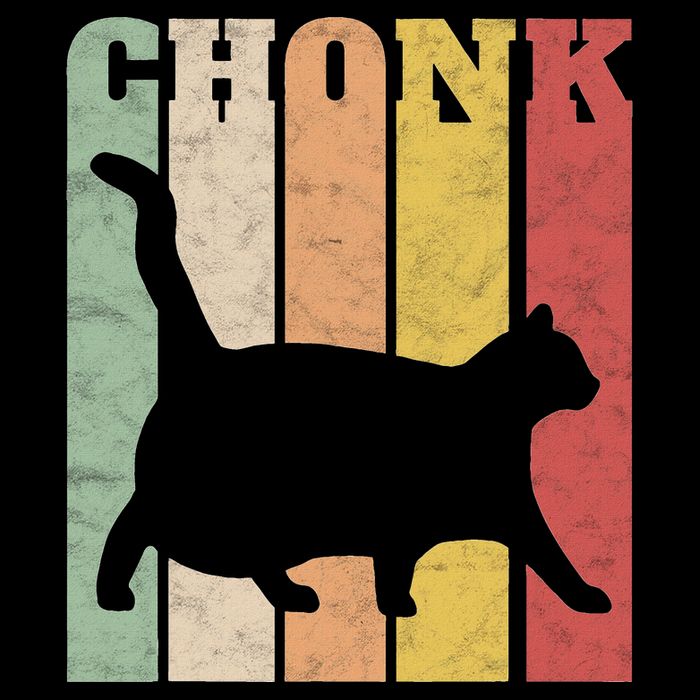 Chonk Scale Cat Meme Chonky Chonk Memes Full-Length Apron With Pockets