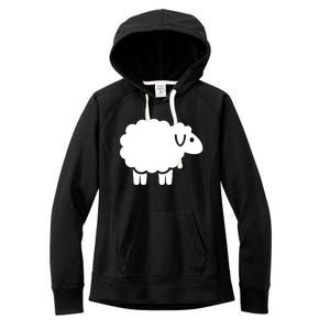 Cute Sheep Women's Fleece Hoodie