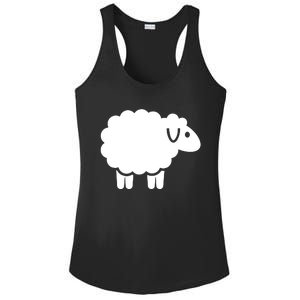 Cute Sheep Ladies PosiCharge Competitor Racerback Tank