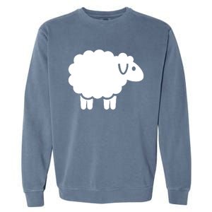 Cute Sheep Garment-Dyed Sweatshirt