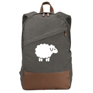 Cute Sheep Cotton Canvas Backpack