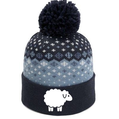 Cute Sheep The Baniff Cuffed Pom Beanie