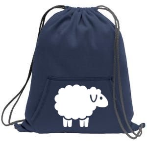 Cute Sheep Sweatshirt Cinch Pack Bag