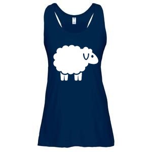 Cute Sheep Ladies Essential Flowy Tank