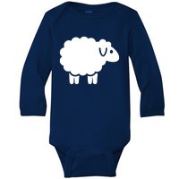 Cute Sheep Baby Long Sleeve Bodysuit