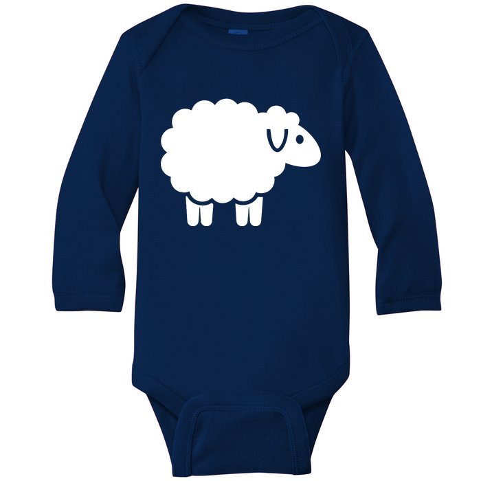 Cute Sheep Baby Long Sleeve Bodysuit