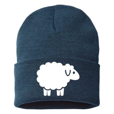 Cute Sheep Sustainable Knit Beanie