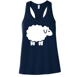 Cute Sheep Women's Racerback Tank