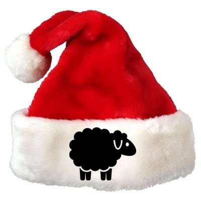 Cute Sheep Premium Christmas Santa Hat