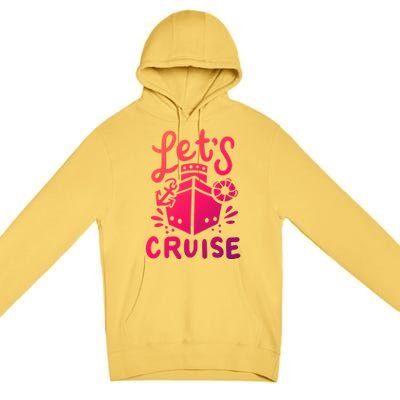 Cruise Ship Cruising Boating Sailing Yacht Captain Summer Gift Premium Pullover Hoodie