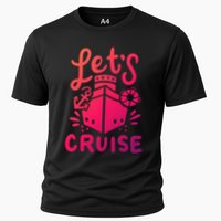 Cruise Ship Cruising Boating Sailing Yacht Captain Summer Gift Cooling Performance Crew T-Shirt
