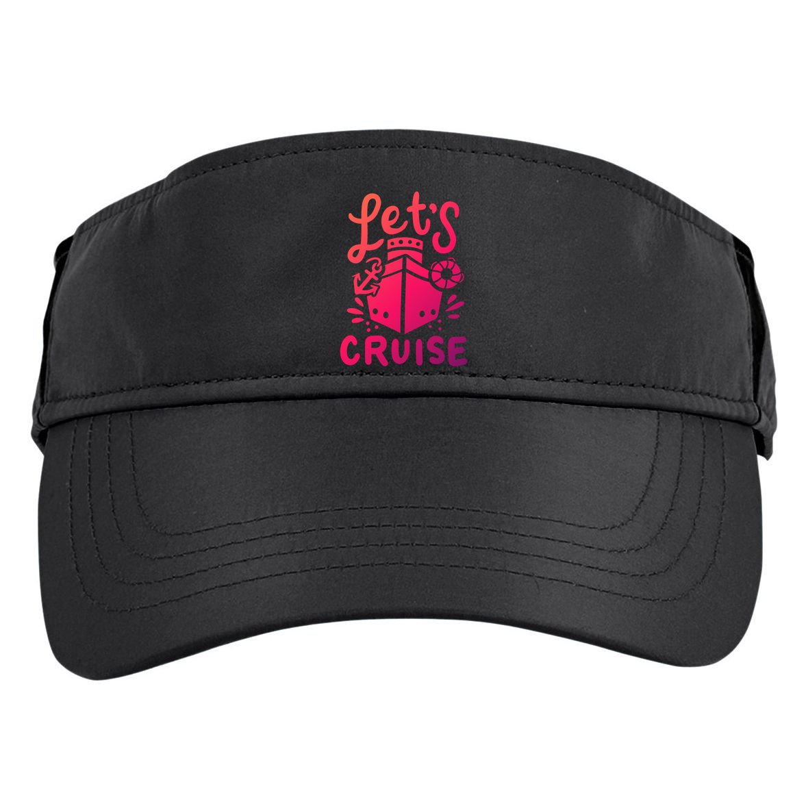 Cruise Ship Cruising Boating Sailing Yacht Captain Summer Gift Adult Drive Performance Visor