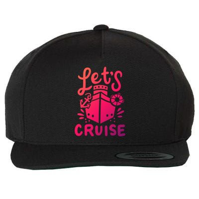 Cruise Ship Cruising Boating Sailing Yacht Captain Summer Gift Wool Snapback Cap