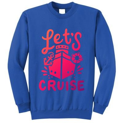 Cruise Ship Cruising Boating Sailing Yacht Captain Summer Gift Tall Sweatshirt