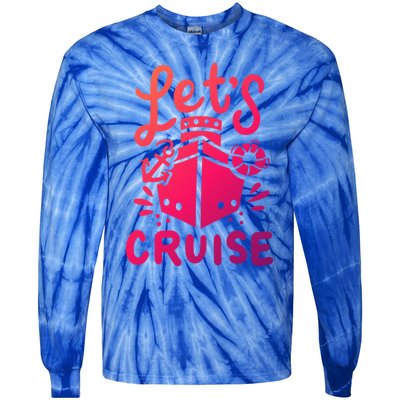 Cruise Ship Cruising Boating Sailing Yacht Captain Summer Gift Tie-Dye Long Sleeve Shirt