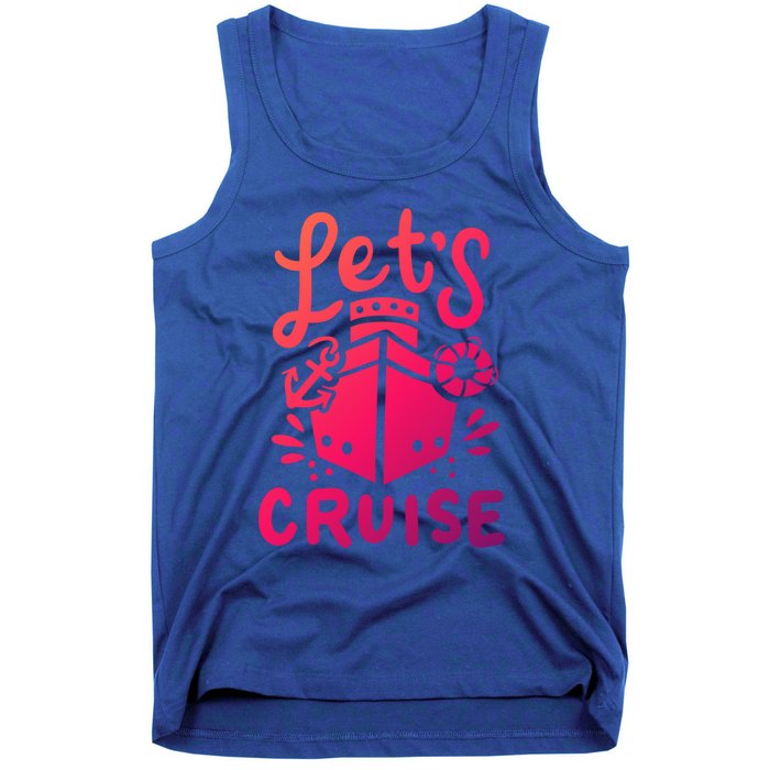 Cruise Ship Cruising Boating Sailing Yacht Captain Summer Gift Tank Top