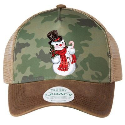 Christmas Snowman Legacy Tie Dye Trucker Hat