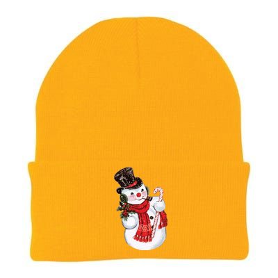 Christmas Snowman Knit Cap Winter Beanie