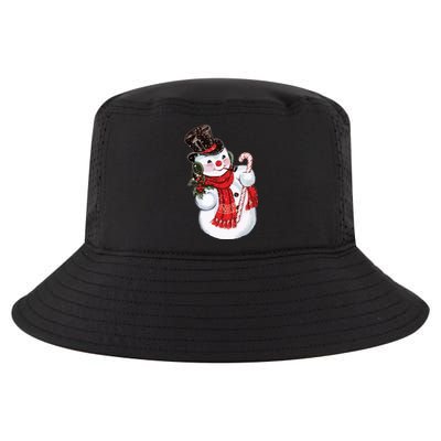 Christmas Snowman Cool Comfort Performance Bucket Hat