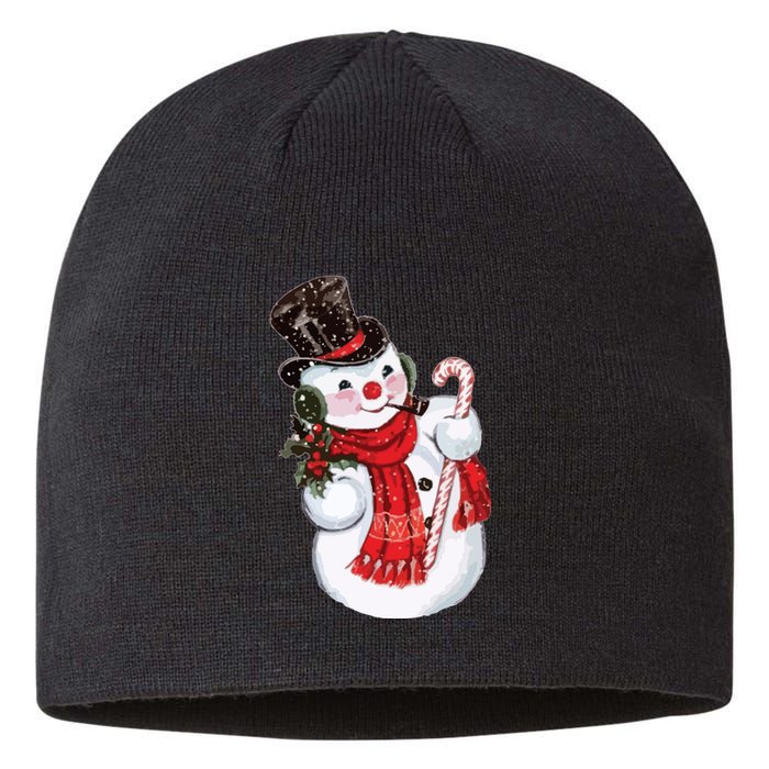 Christmas Snowman Sustainable Beanie