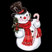 Christmas Snowman 16 in Basic Backpack