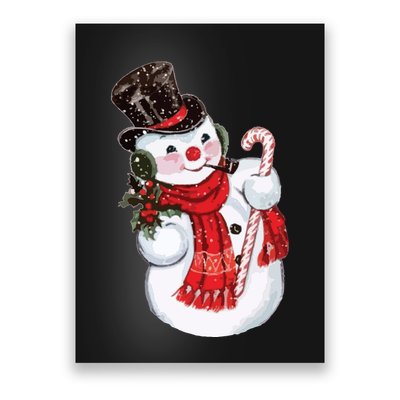 Christmas Snowman Poster