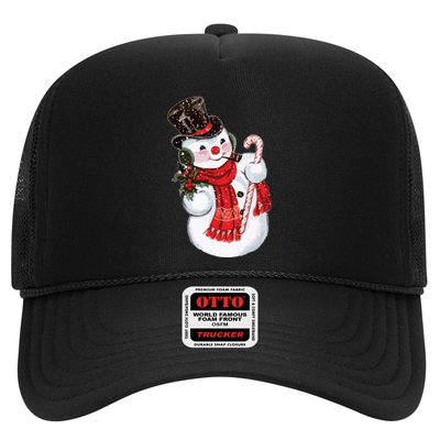 Christmas Snowman Trucker Hat