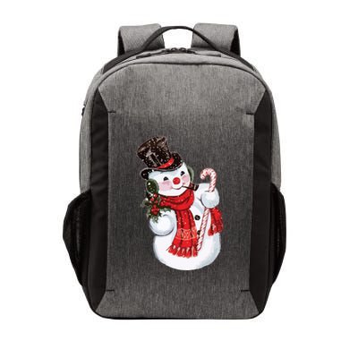 Christmas Snowman Vector Backpack