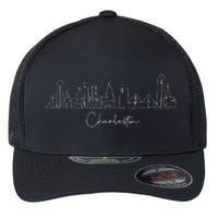 City Skyline Charleston South Carolina Flexfit Unipanel Trucker Cap