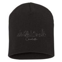 City Skyline Charleston South Carolina Short Acrylic Beanie