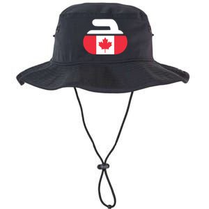 Curling Stone Canada Curler Canadian Flag Curling Legacy Cool Fit Booney Bucket Hat