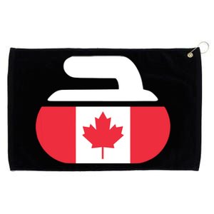 Curling Stone Canada Curler Canadian Flag Curling Grommeted Golf Towel