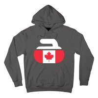 Curling Stone Canada Curler Canadian Flag Curling Hoodie